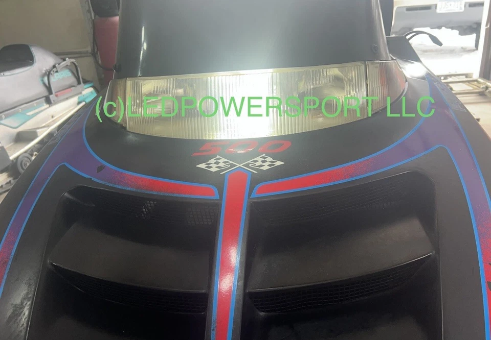 1995 95 Polaris Indy 500 Kit Completo Faros LED Plug & Play Centro y Lados Foto 2 de 4