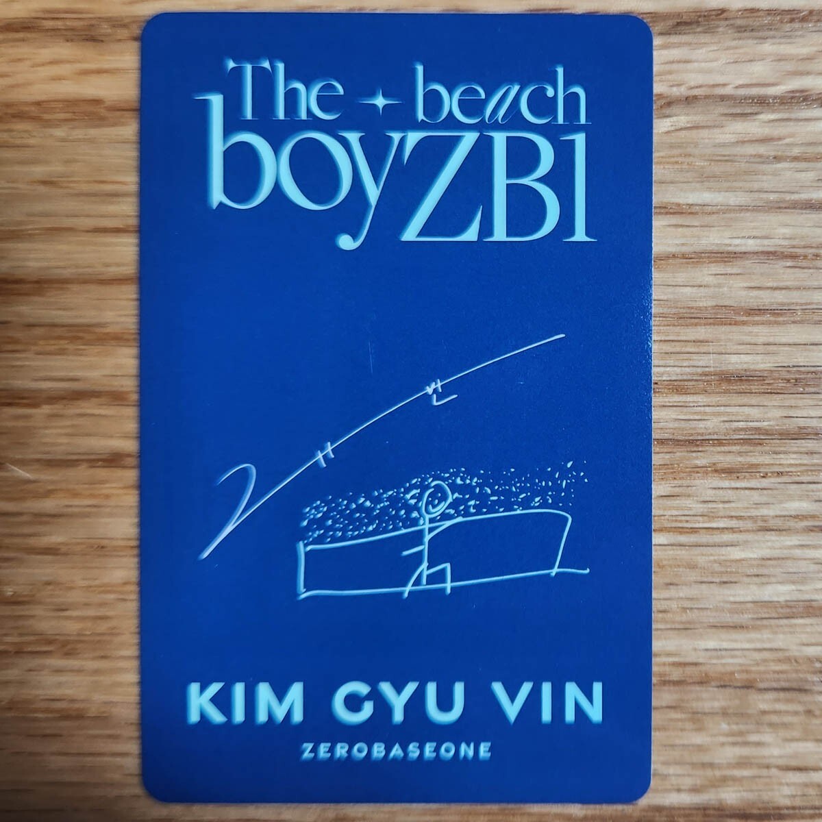 Kim Gyu Vin Official Photocard Zerobaseone Dicon The Beach BoyZB1