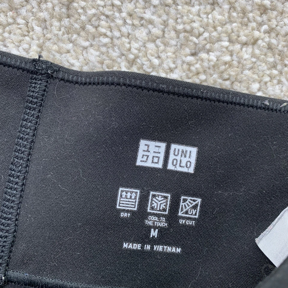 Leggings UNIGLO Mujer Negros Medianos Elásticos Talla M C21 Foto 3 de 4