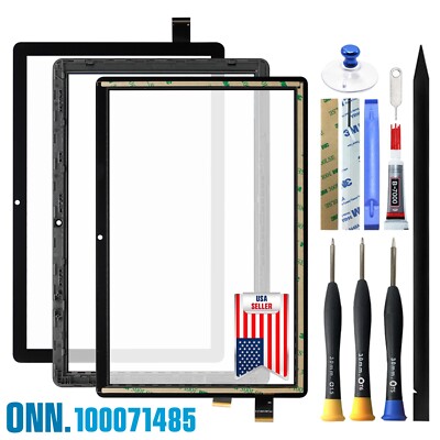 Frame Touch Screen Digitizer Glass For ONN 10.1 Gen 3 Surf 2022 100071485 Tablet