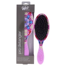 Wet Brush Pro Detangler Kaleidoscope Dreams Brush PINK FLORAL Rubberized Handle