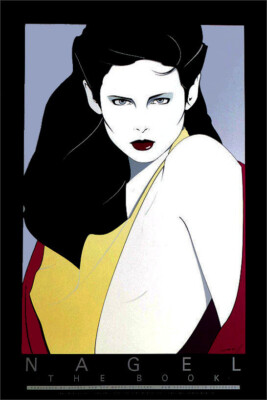 Patrick NAGEL The Book 1981 Mirage Editions Lithograph Poster 36 x