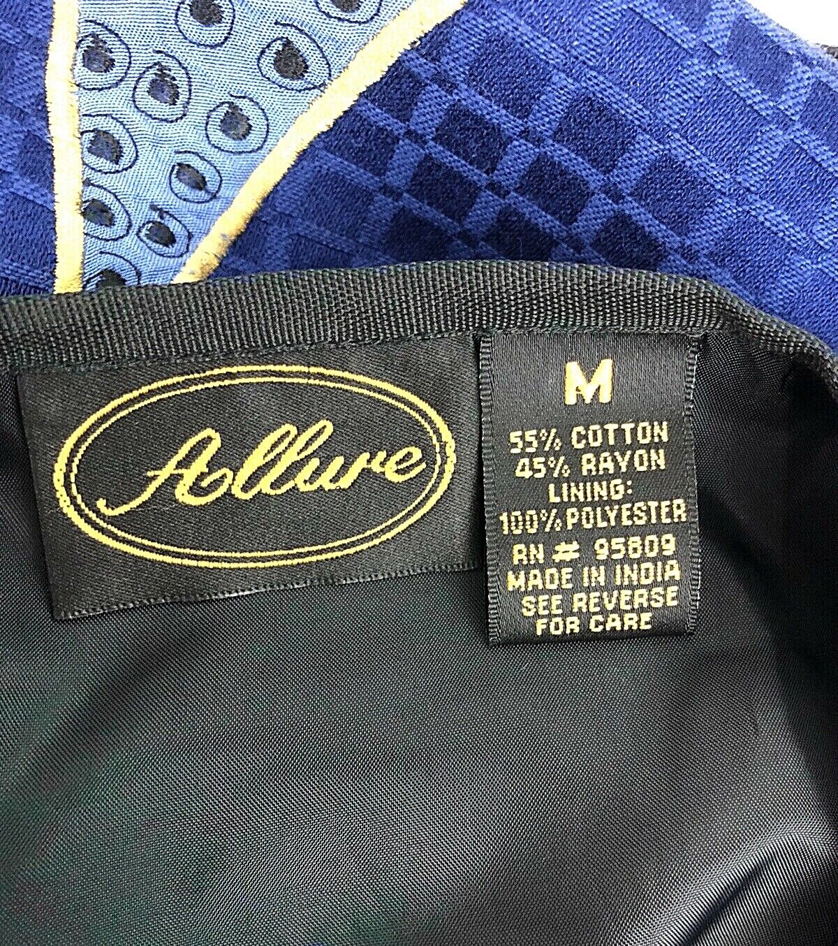 Allure Vintage Women Blazer Medium Jacket Cotton … - image 9