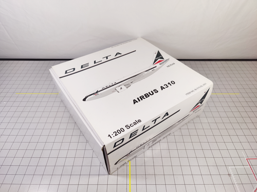 DELTA AIRLINES Airbus A310-300 Aircraft Model 1:200 Scale Blue Box N835AB - Picture 8 of 10