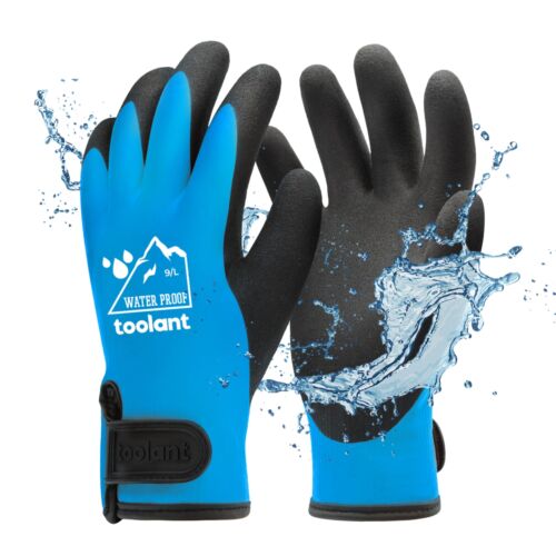 100% Waterproof Gloves for Men and Women, Winter Work Gloves for Cold Weather...