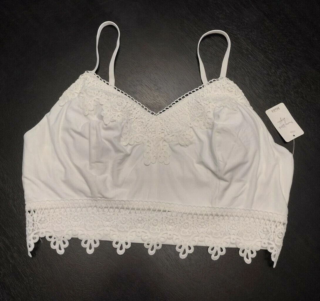 White cheap bralette festival