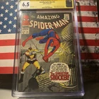 Amazing Spider-Man #46 Cgc 6.5  Signed By Stan Lee Key Issue..!!!