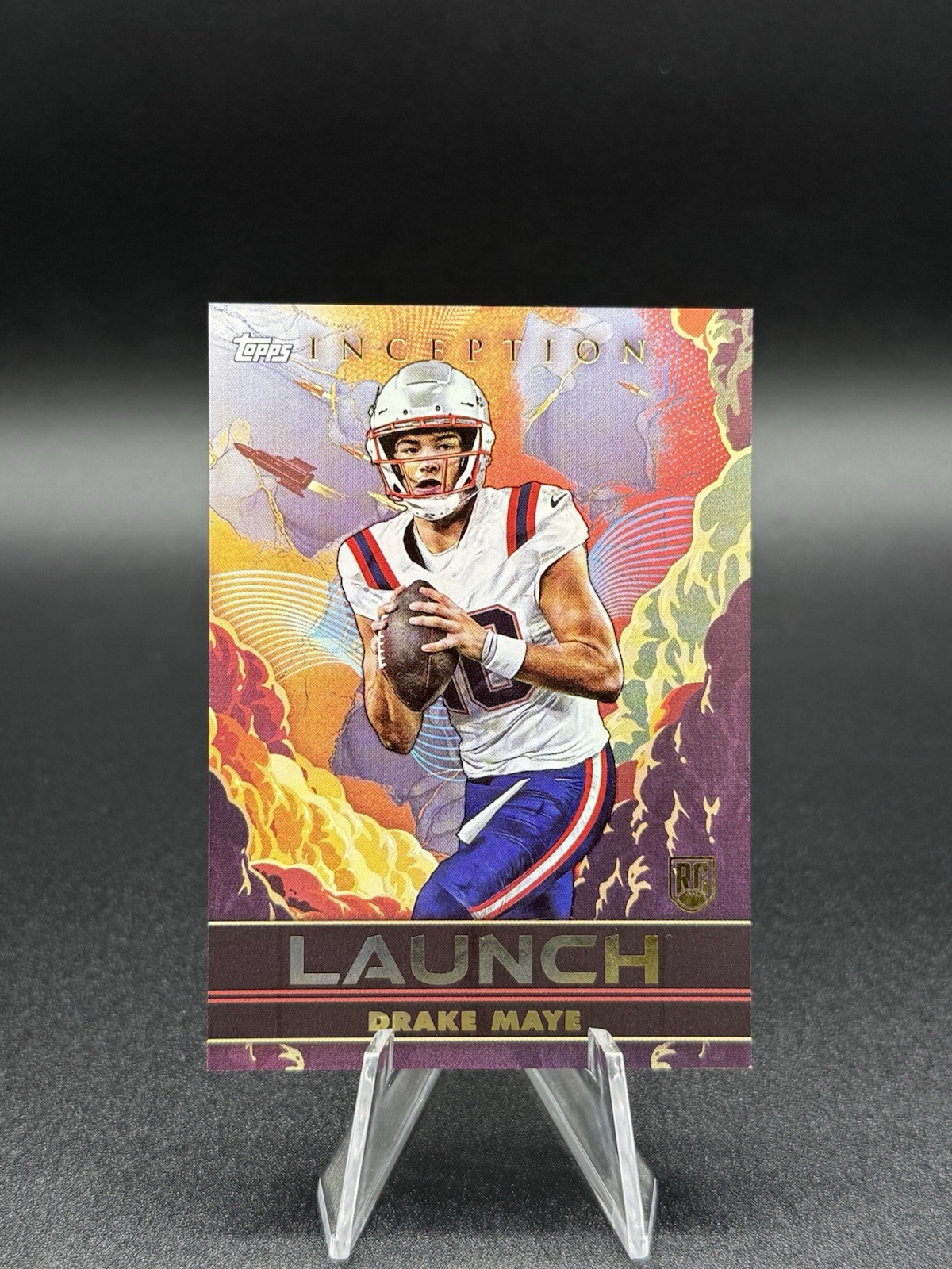 2024 Topps Inception Drake Maye Launch, SSP, Case Hit, RC, Patriots