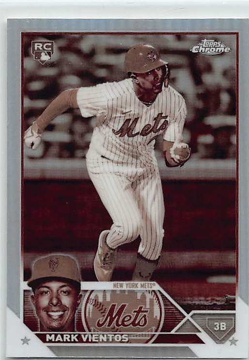 2023 Topps Chrome #8 Mark Vientos Sepia Refractors