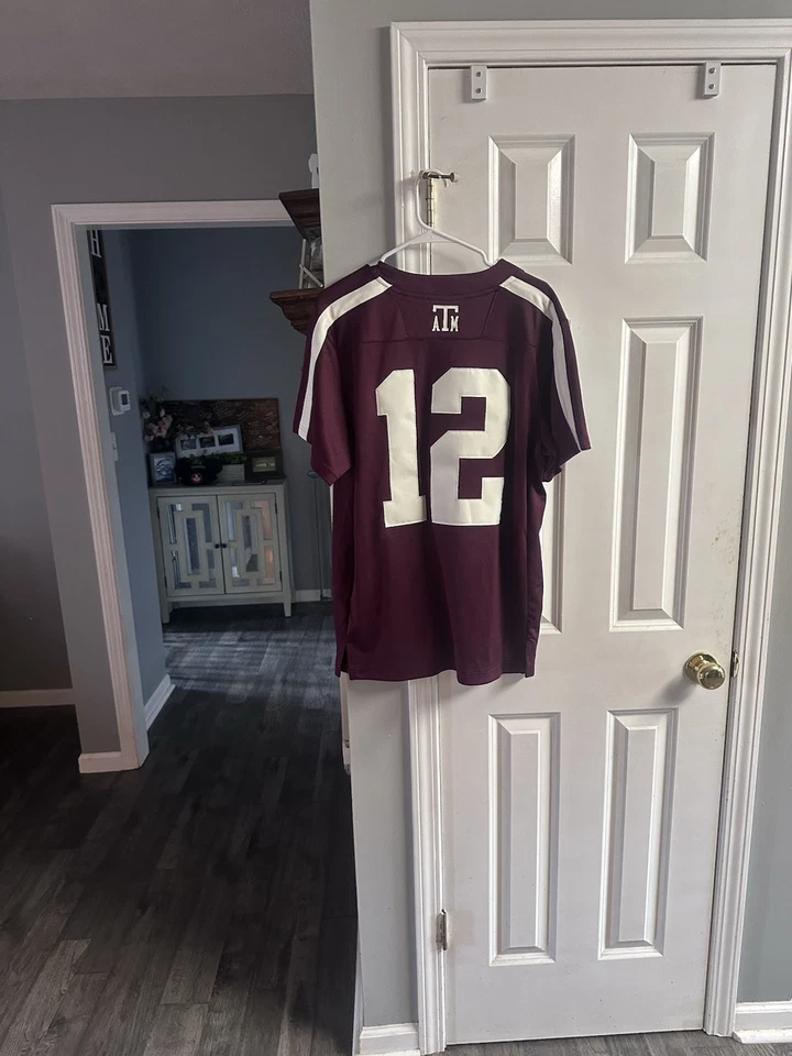 Camiseta de fútbol Adidas Texas A&M Aggies 12º hombre cosida talla mediana Foto 2 de 4