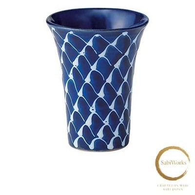 Neue Nishikai Toki Japan Likörgläser Blau 75ml