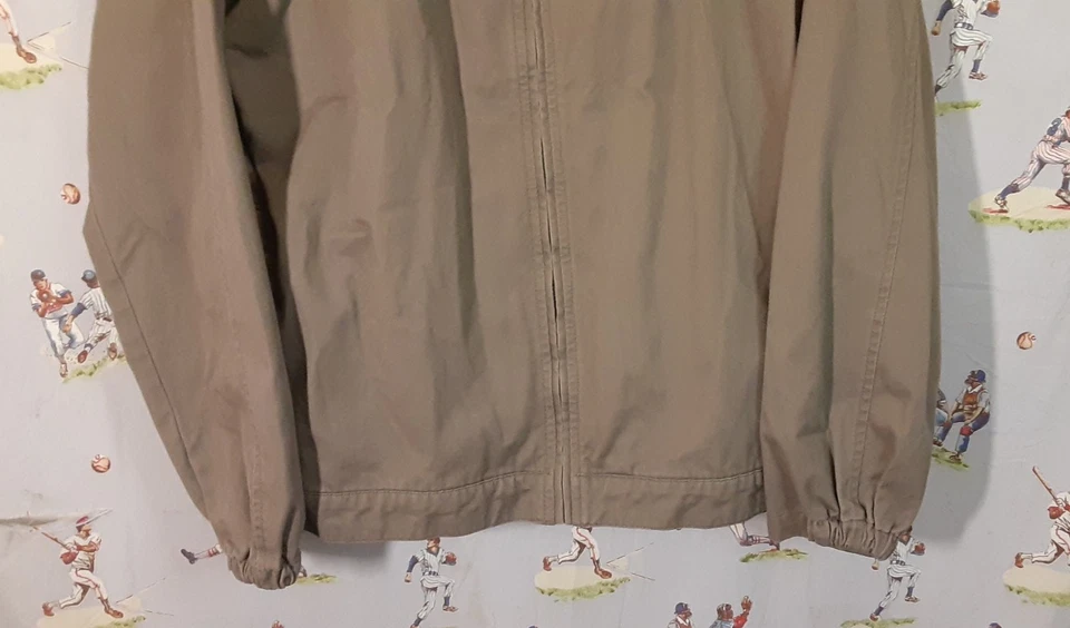 🌊 Chaqueta con Capucha Volcom Para Hombre Talla Grande Beige Cremallera Completa Informal Surf Skate 🛹 Foto 4 de 4