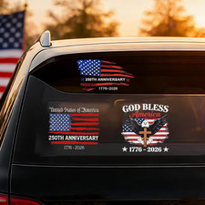 America 250Th Anniversary Decal, 1776-2026 Independence of USA Sticker, American