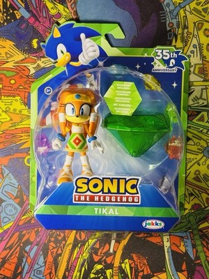 New Jakks Pacific 35th Anniversary Sonic The Hedgehog TIKAL 4'' Action Figure