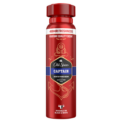 8001090962867 Old Spice Captain Dezodorant do ciała w aerozolu 150ml Procter & G
