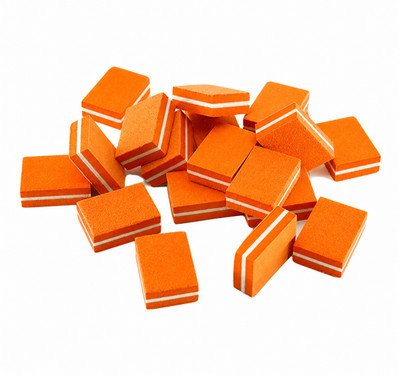 Mini Buffer Orange,  100 grit. Schleifblock zum Anrauen der Fingernägel