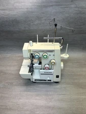 Singer Merrittlock 14U44 Household Portable Serger Sewing Machine No Cord Untest