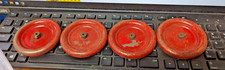 SET OF 30's original heavy 3" A C Gilbert Erector SET WHEELS