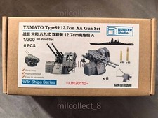 BUNKER 1/200 IJN Battleship Yamato Type89 12.7cm AA Gun -3D Print Model Ship Kit