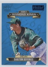 2021 Panini Diamond Kings Debut Artist Proof Blue Daulton Jefferies #DDK-DA 1le1