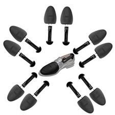 Plastic Shoe Tree Stretchers Men Shoe Trees for Sneakers Travel 10 Pair Black