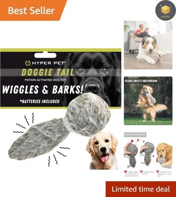 Interactive Plush Dog Toy: Wiggles, Vibrates & Barks   Fun for All Breeds!