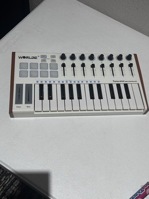 Portable Worlde TUNA MIDI Controller USB Keyboard Electronic Sound Controller