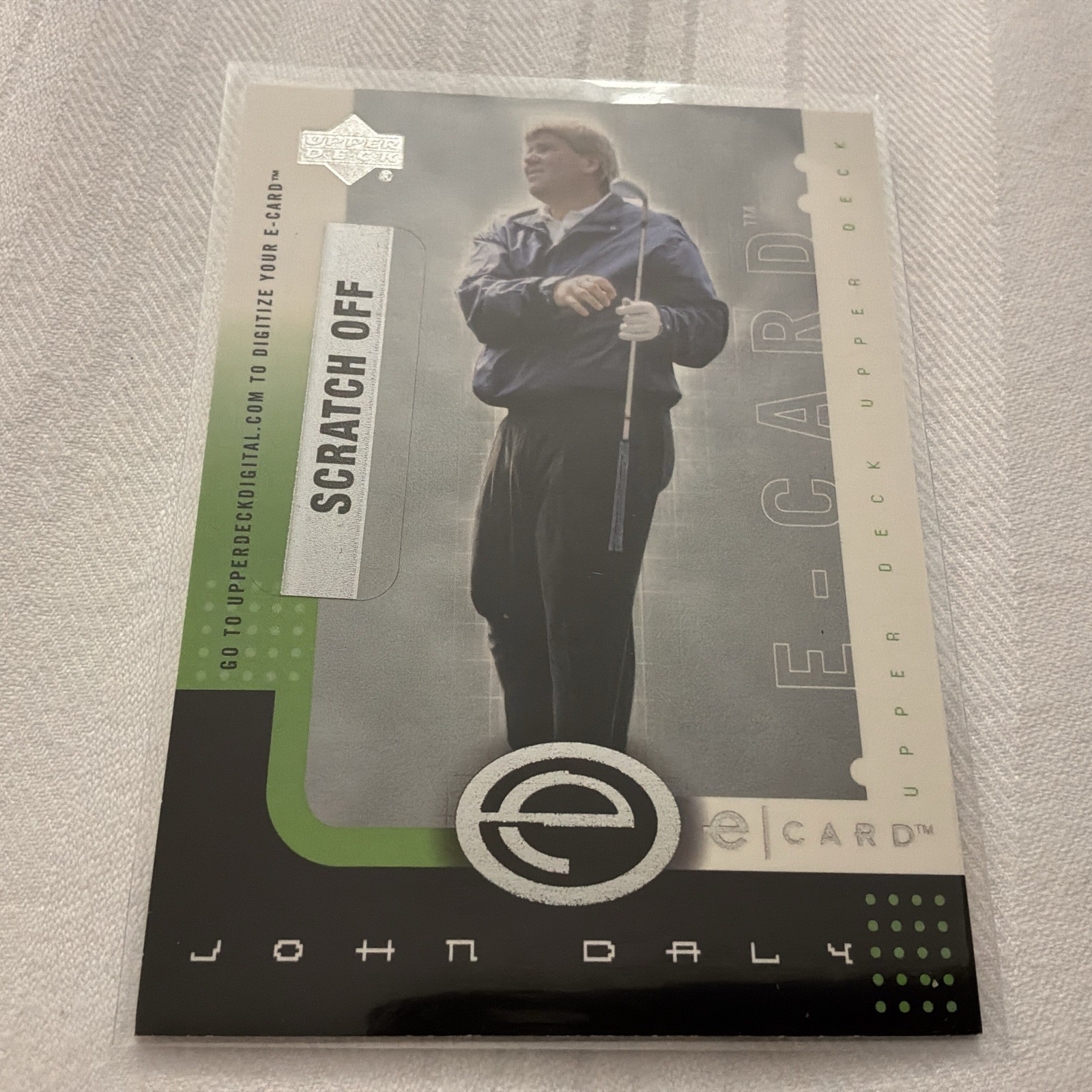 2001 Upper Deck Golf Unscratched Insert E-Card John Daly #E-JD