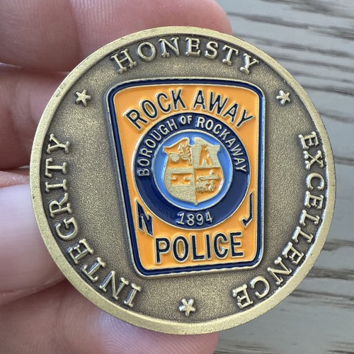 Crazy RARE Rock Away Police Saint Michael Challenge Coin Limited Mint