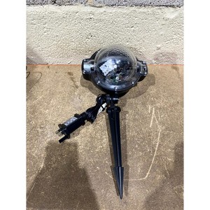 Schwarze Weihnachtsdekoration Außen LED Projektor Lampe mit Adapter, Bodenpfahl