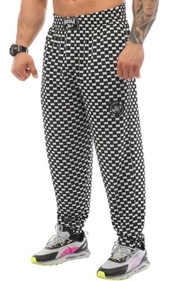 BGSM Sporthose Jogginghose Trainingshose Bodyhose Bodybuilding kariert 1364-PNT