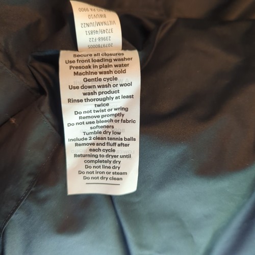 REI Co-Op Norseland Down Parka Jacket Womens XL Black Hooded Long - Picture 8 of 10