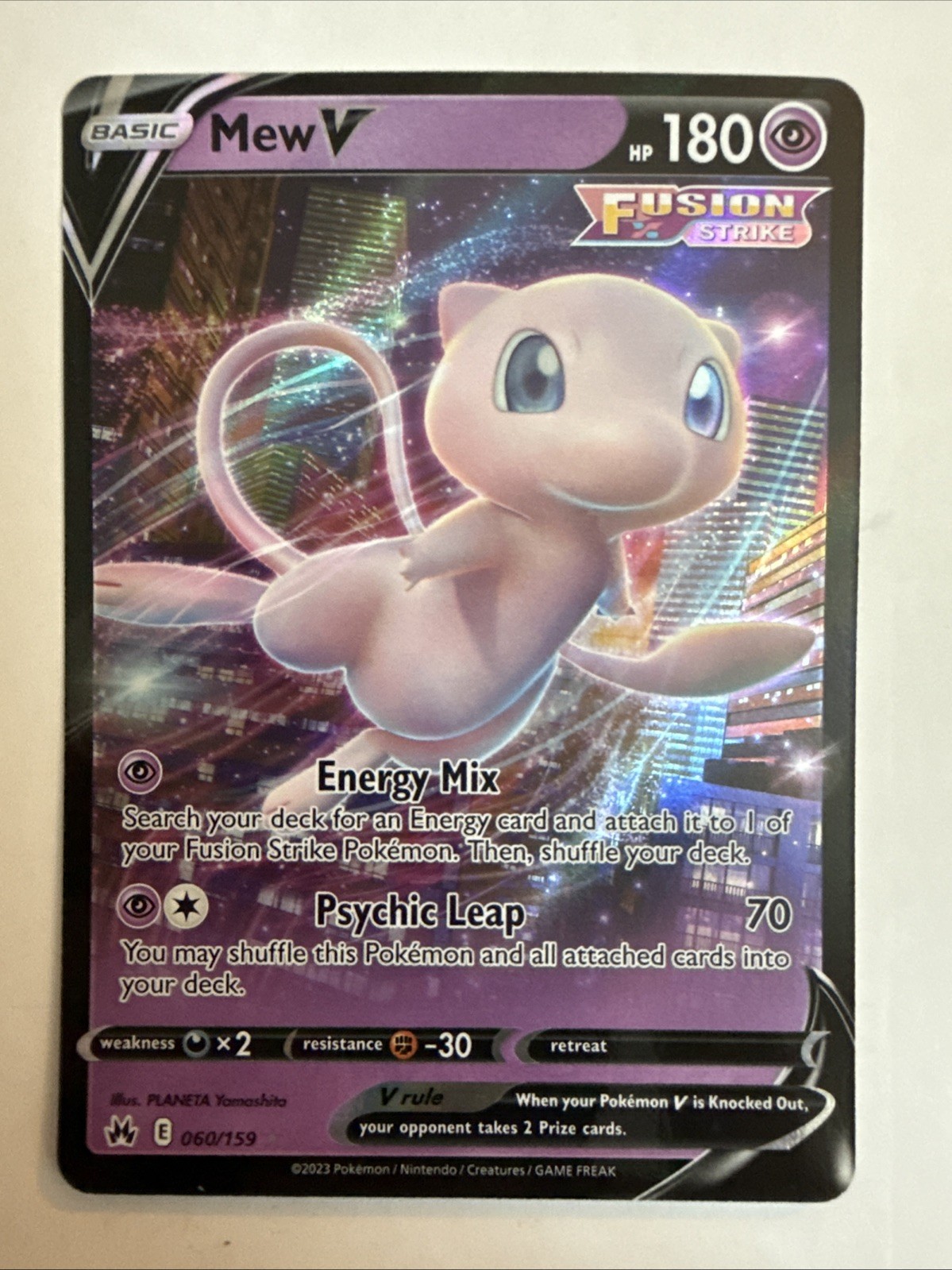 MEW V ~ Pokemon TCG: CROWN ZENITH ~ 60/159
