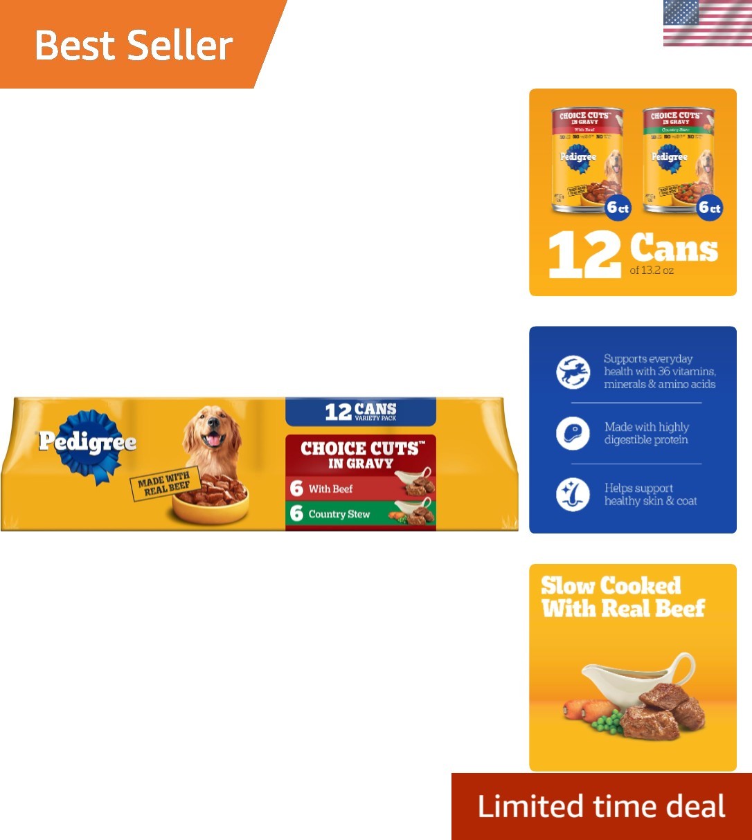 Variety Pack: Beef & Country Stew, 12 Cans 13.2 Oz