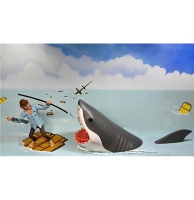 Jaws E Quint Actionfiguren Toony Terrors