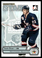 2005-06 In The Game Heroes and Prospects Shooting Stars Dustin Brown Manchester