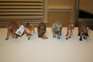 Huge Lot Safari Ltd Prehistoric Andrewsarchus Woolly Rhinoceros Megacerops Gigas