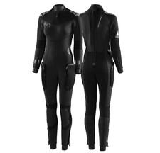 Waterproof W7 5mm Women's Ladies Super Stretch Scuba Dive Full Wetsuit Back Zip