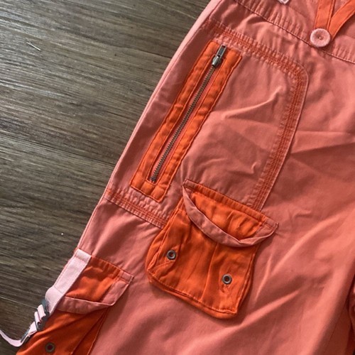 Vintage Da-nang Y2K pink cargo Bermuda shorts. Skater surfer 90’s Streetwear. - Picture 2 of 12