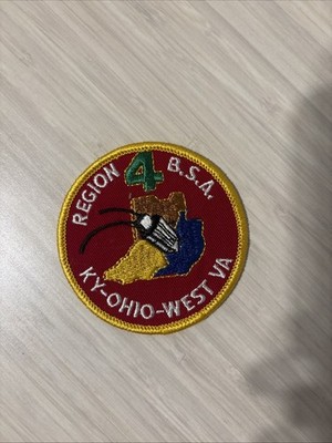 Region 4 Rolled Edge Patch Boy Scout DC2