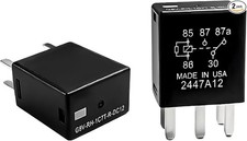 2PCS Car Power Relays, 12V 40A 5 Pin Spdt Multi Purpose Automotive Fuel Pump Sta