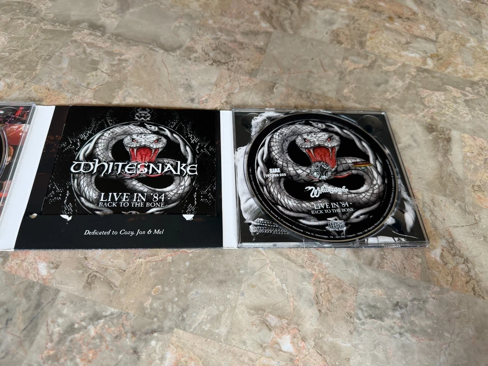 Whitesnake ‎– Live In '84: Back To The Bone CD DVD 2 disc set - Image 3 of 4