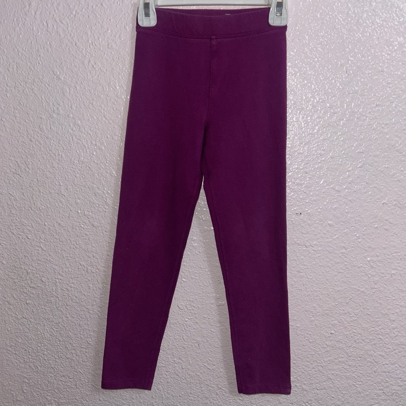 Primary Girls 7 Magenta Leggings 