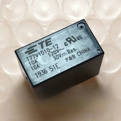 ORIGINAL TE TYCO T77V1D10-12 10A 12V Relay 4Pins