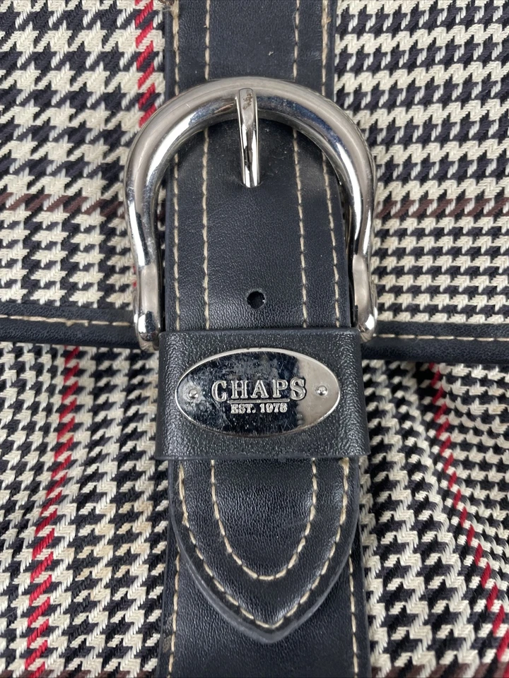 Винтажный Y2K Chaps houndstooth herringbone клетчатая сумка сумочка twee опрятный - Изображение 4 из 4