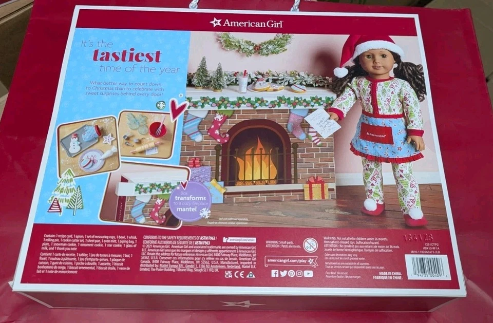 American Girl Advent Countdown to Christmas Calendar A Dozen Delicious Days NEW  - Image 2 of 4