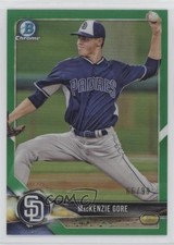 2018 Bowman Draft Chrome Green Refractor 66/99 Mackenzie Gore #BDC-150 0un6