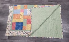 Patchwork Baby Blanket Quilt Multi-color Approximately 50 x 41 inches