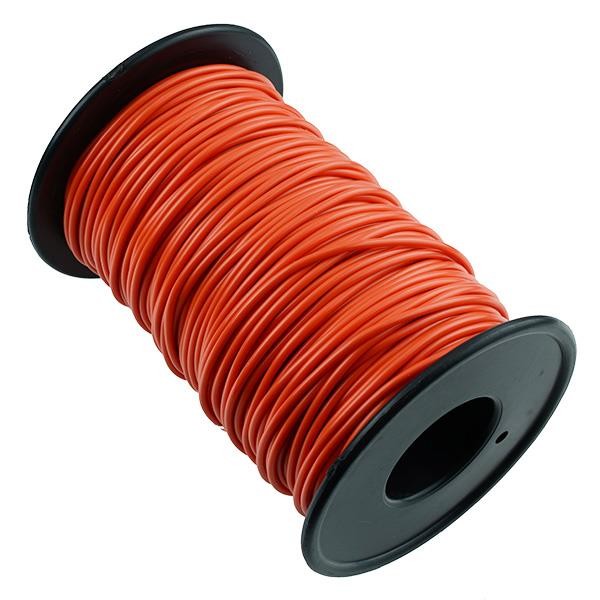 Orange 1mm² 32/0.2mm Stranded Copper Equipment  Cable Wire 50M
