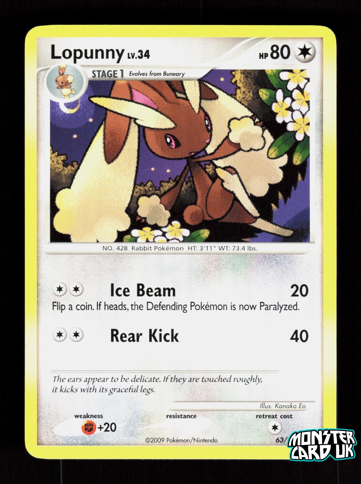 Pokemon Lopunny 63/147 Supreme Victors LP
